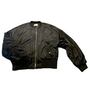 Women’s Black Bomber Jacket